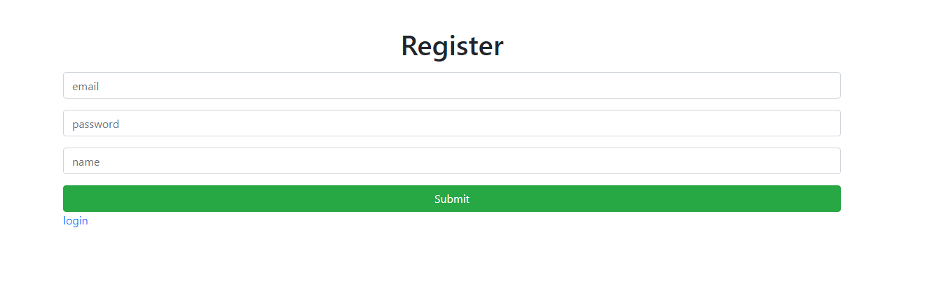 Register Page