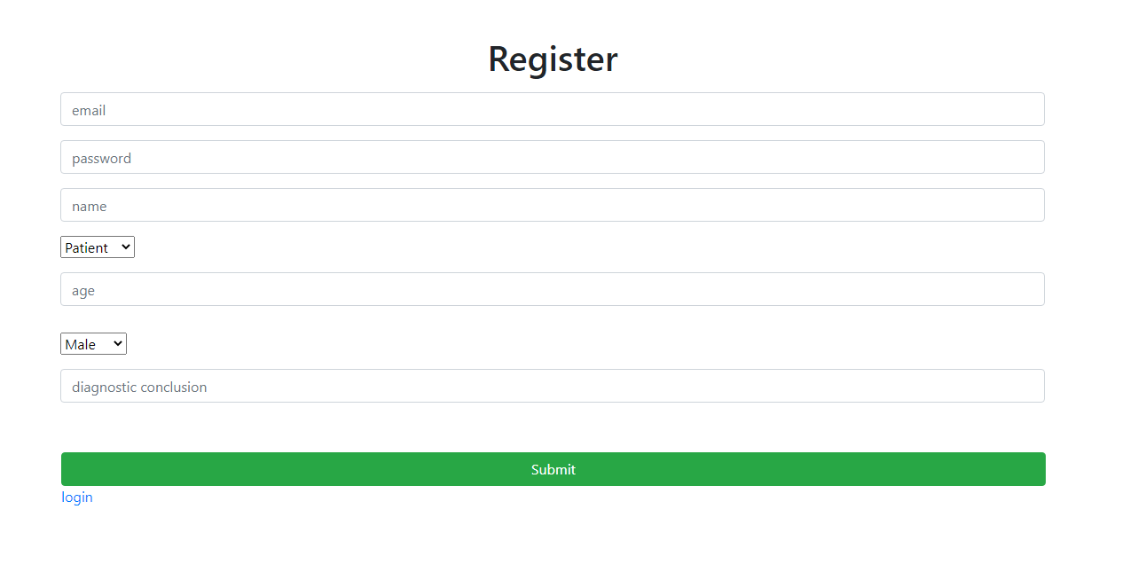 Patient Register